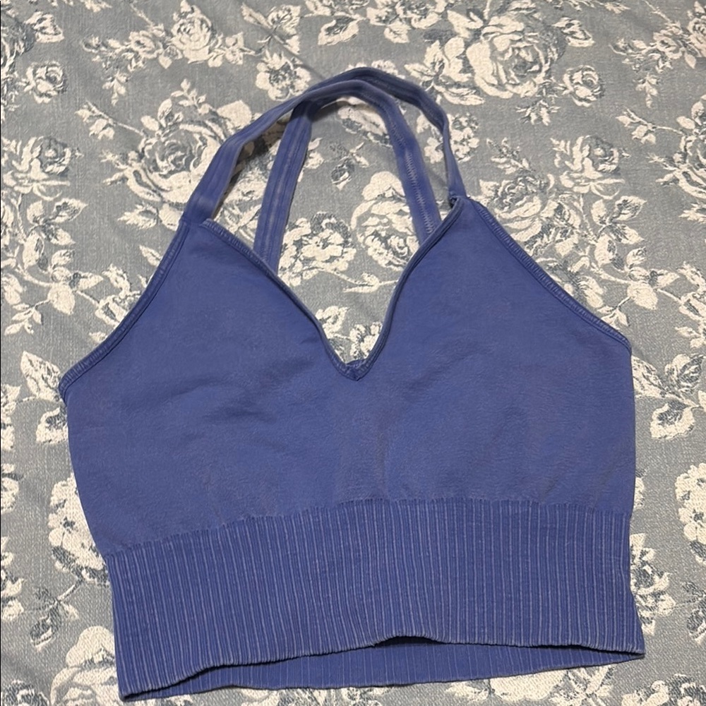 Stylish Blue Women's Sports Bra